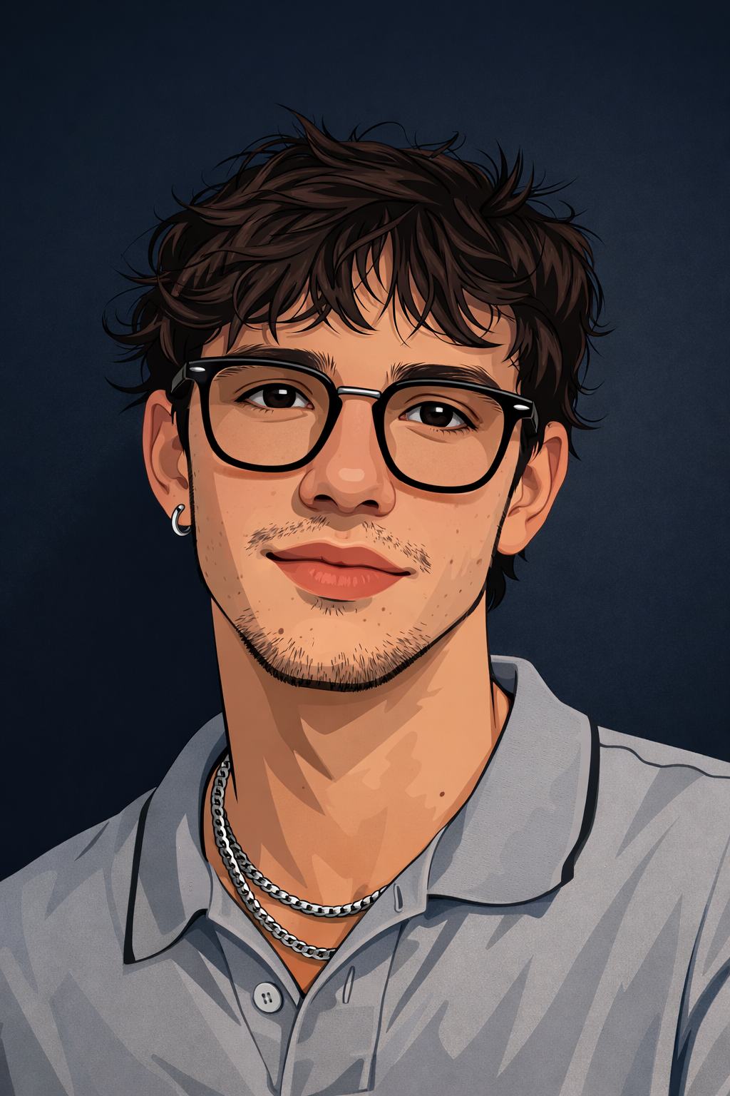 Portrait of Isaac Alvarado Mata